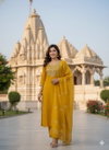 Bs 143 Slub Cotton With Embroidery Work Top With Bottom Dupatta Wholesale In India